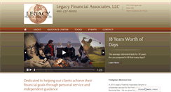 Desktop Screenshot of legacyfinancialassociates.com