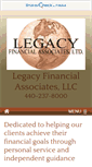 Mobile Screenshot of legacyfinancialassociates.com